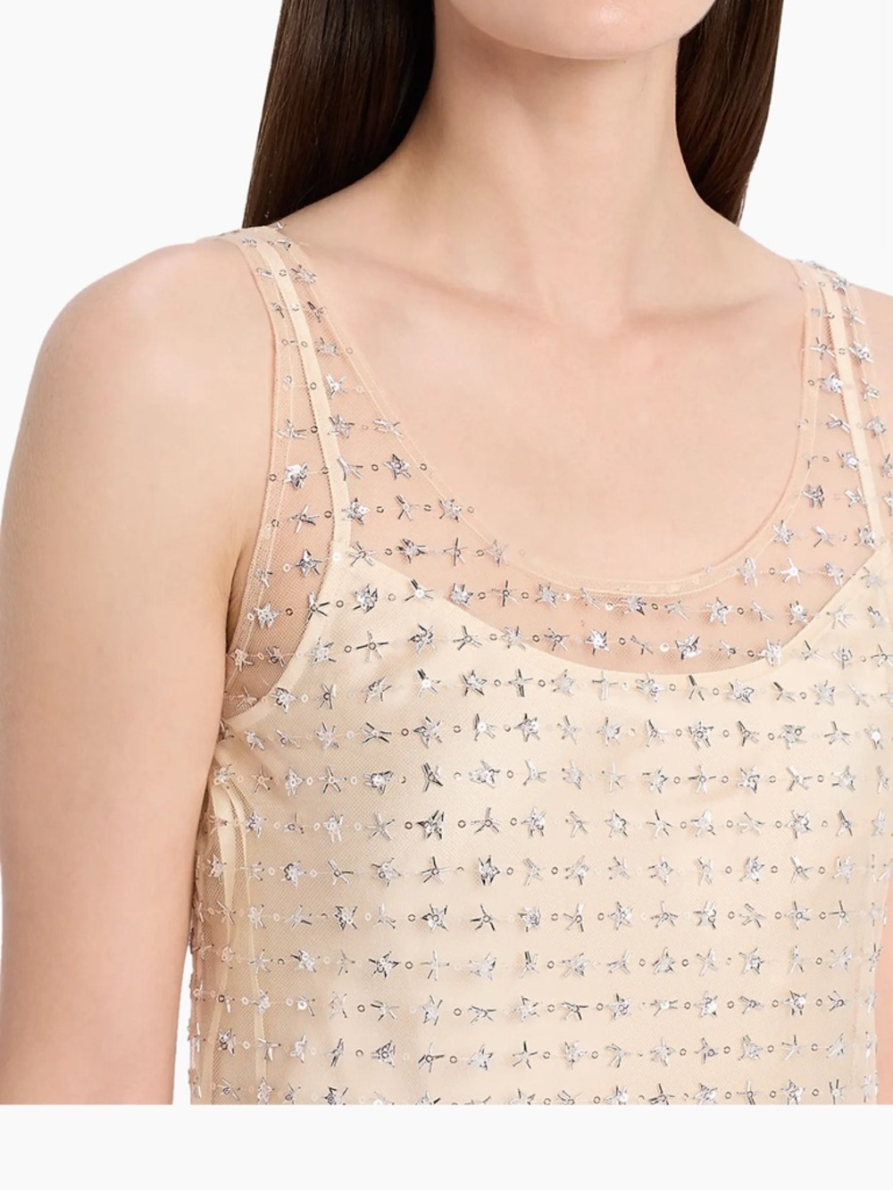 NWT STAUD Aurielle Dress | Stardust - Picture 4 of 4